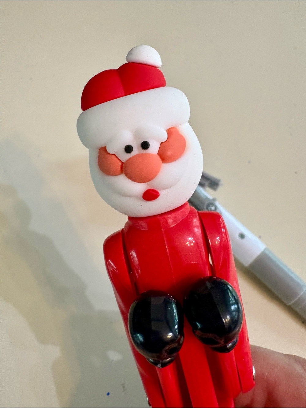 Pen Set of 3- New, Cat and Noel moves the arms - Picture 7 of 7